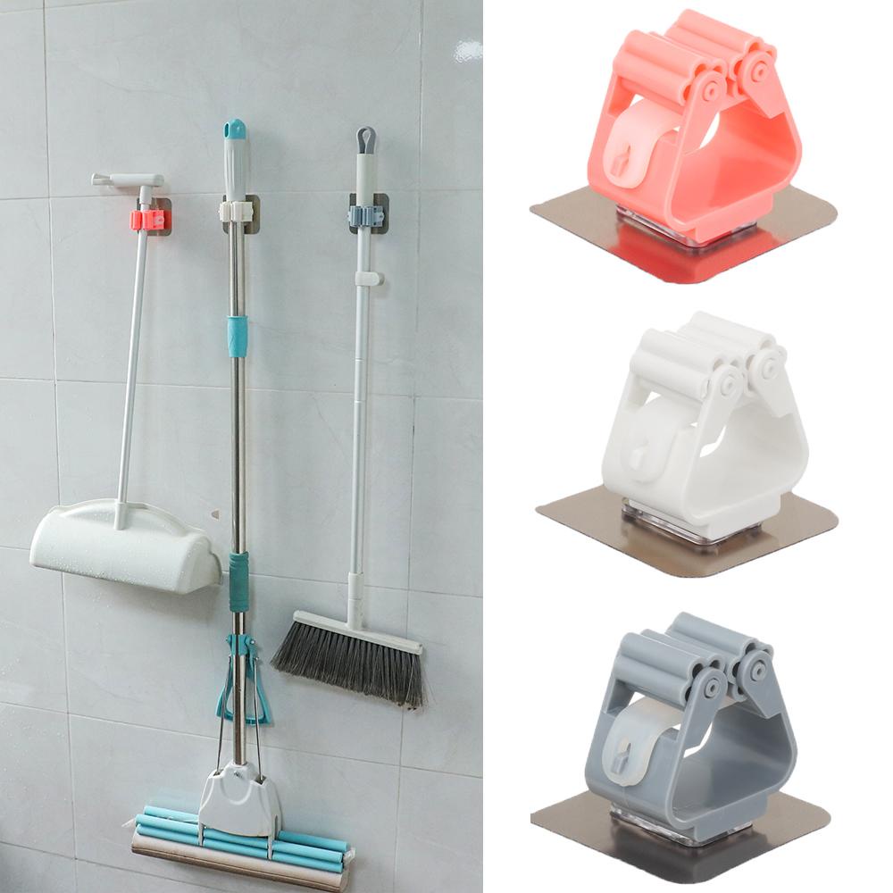 LEISURE Giá Đỡ Cây Lau Nhà Tự Dính Đa Năng