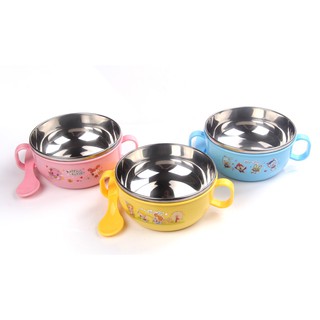 Bộ bát kèm thìa inox cho bé