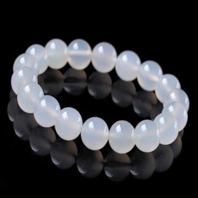 Vòng tay mã não trắng 10mm