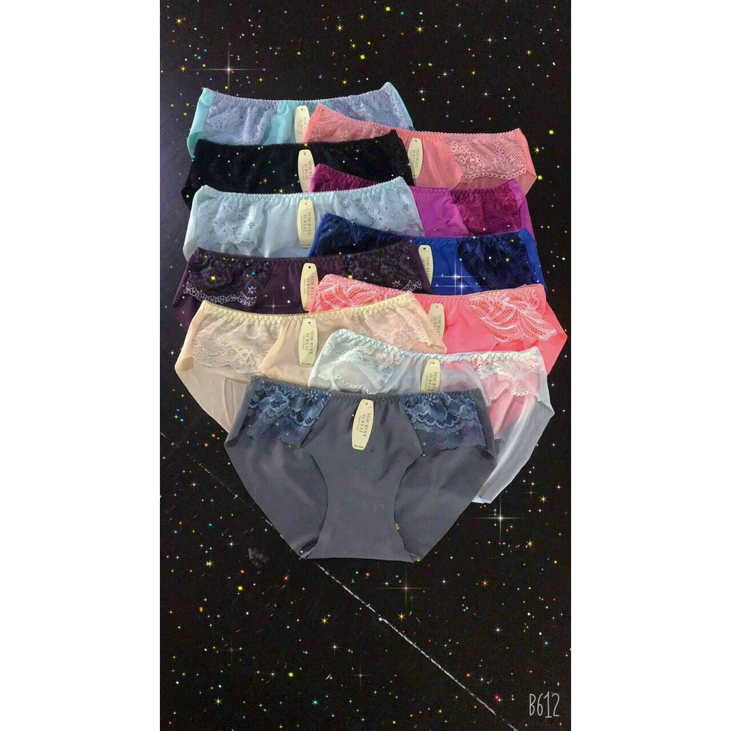 Quần Lót Nữ Ren Hông Nhiều Màu Sắc Xinh Xắn Free Size (40-55kg)