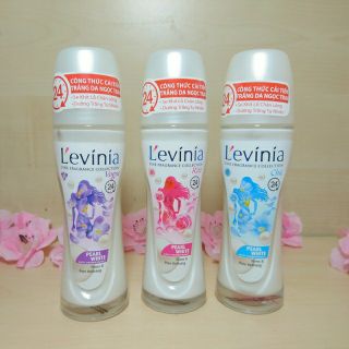 Lăn khử mùi L'evinia trắng da Ngọc trai 65g 3 màu tùy chọn