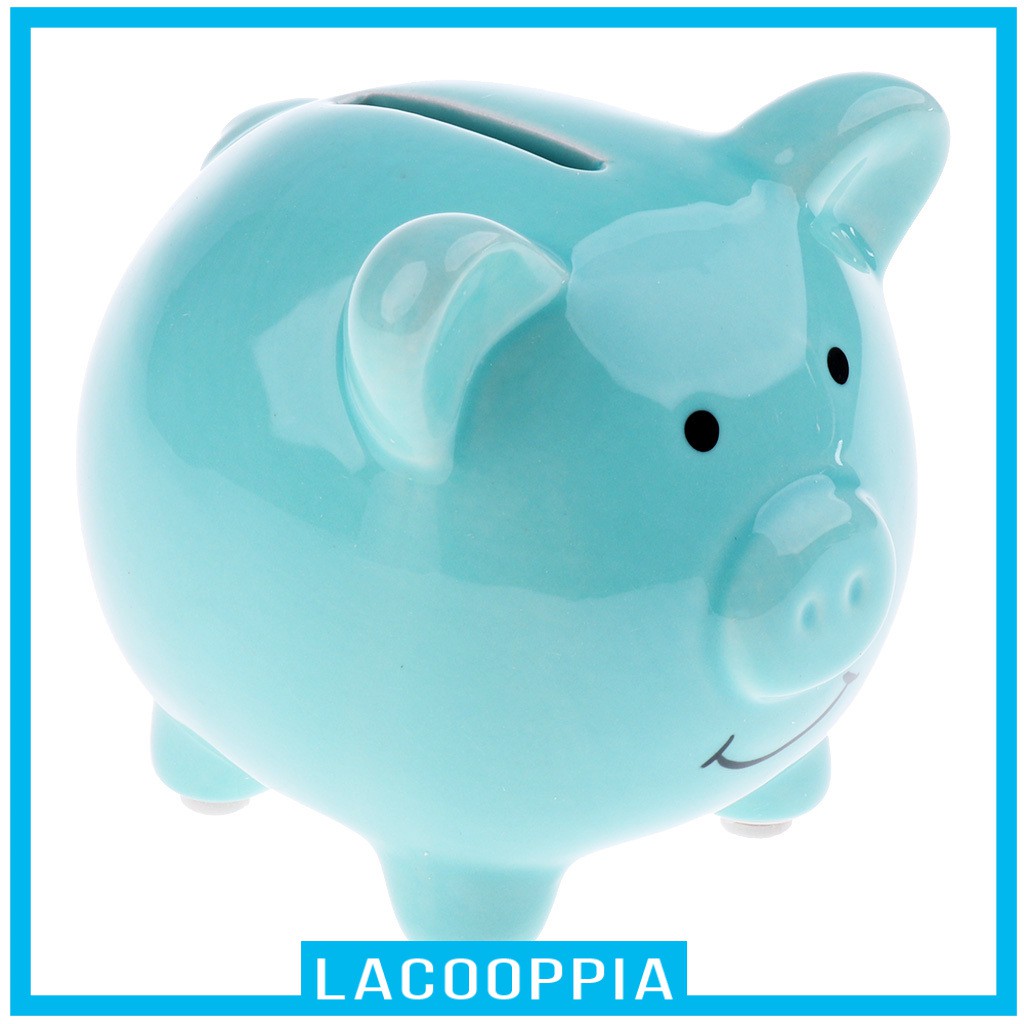 [LACOOPPIA] Piggy Bank Money Box Pig Shaped Piggy Coin Bank Money Saving Box For Kids