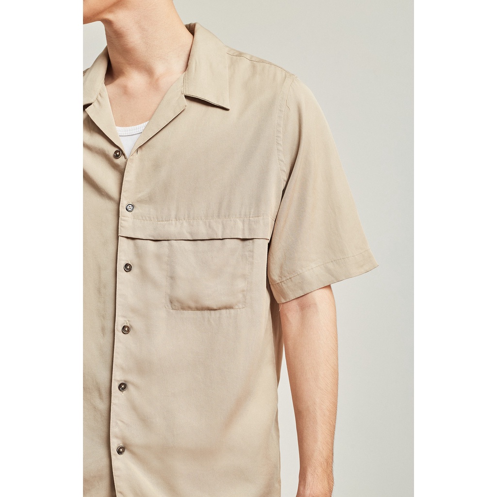 Áo Sơ Mi Ngắn Tay Nam HIGHWAY MENSWEAR Harold Cuban Shirt | BigBuy360 - bigbuy360.vn