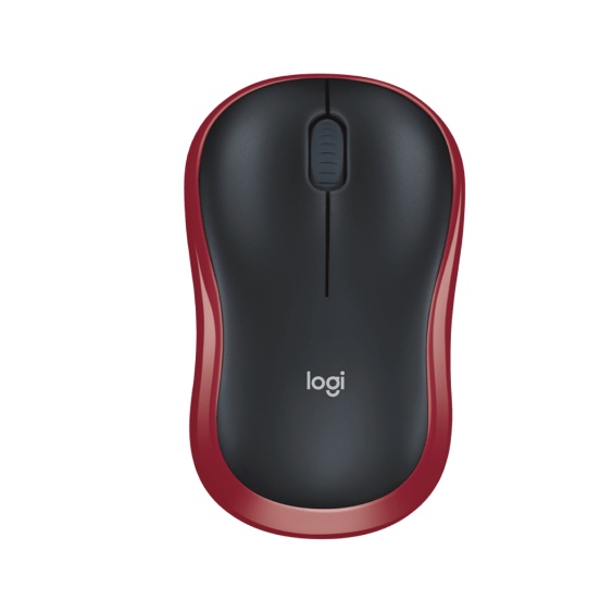 Chuột máy tính không dây Logitech M185 (Đỏ)