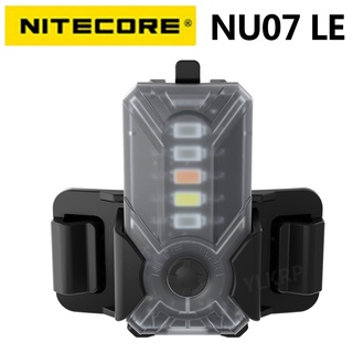 Nitecore nu07 le multi-function signal light, using usb type c charging
