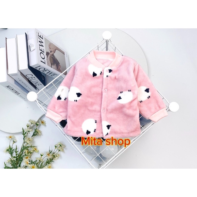 Áo khoác lông tuyết cho bé siêu mịn ấm - đồ thu đông trẻ em