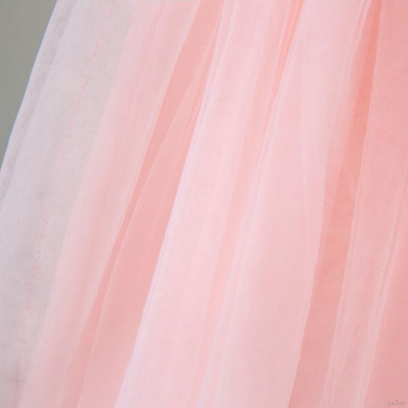 Váy Công Chúa Tay Ngắn Dễ Thương Se7En Cho Bé Gái Từ 1-6 Tuổi