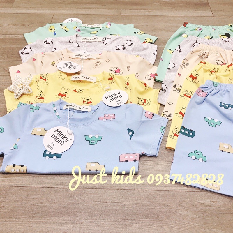 Bộ minky mom cho bé ❤️ freeship ❤️ bộ quần áo bé trai bé gái cotton - just kids