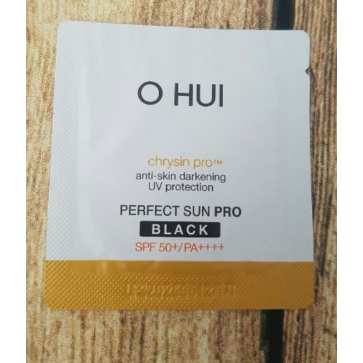 combo 10 gói sample kem chống nắng ohui black