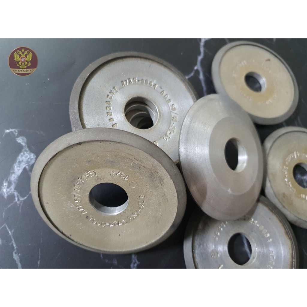 Đá mài kim cương D80m lỗ 20mm Made in Russia.