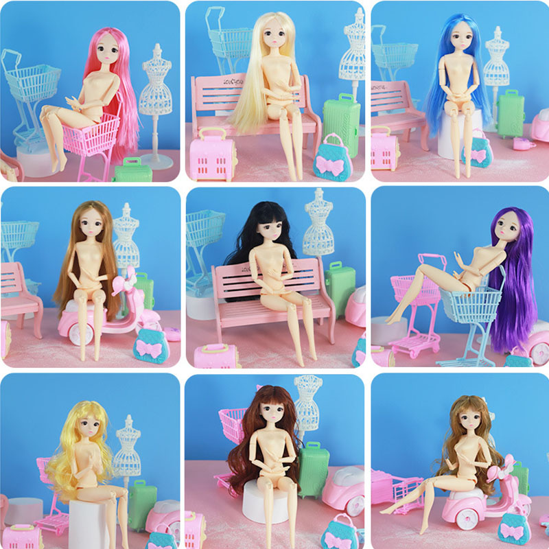 Mô hình cơ thể búp bê barbie 20 thân khớp phong cách 2021 cỡ 30cm tỉ lệ 1/6 cho bé gái tự trang trí