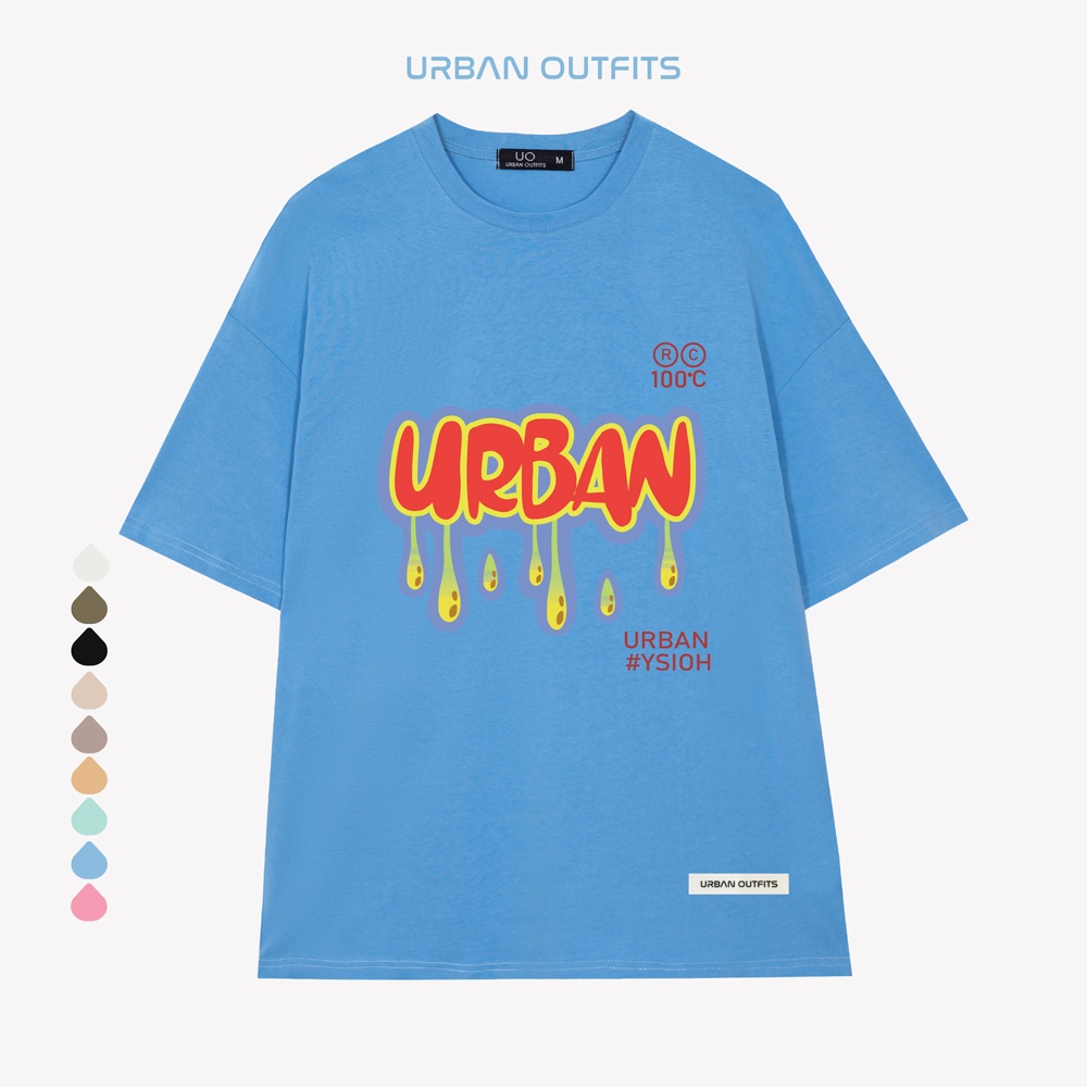 Áo Thun Tay Lỡ Form Rộng URBAN OUTFITS  ATO125 Local Brand In Hình ver 2.0 Chất Vải 100% Compact Cotton 250GSM