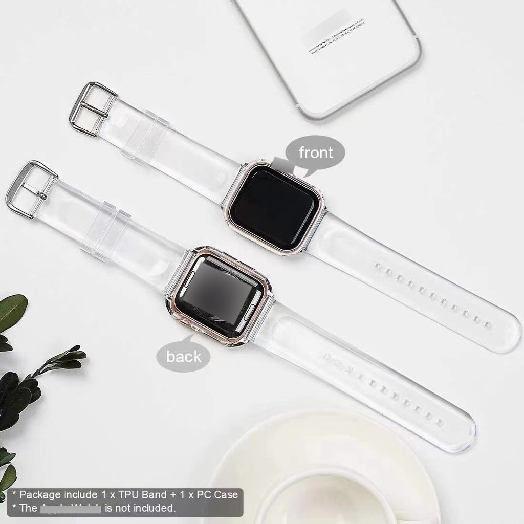 Dây Đeo Silicone + Ốp Bảo Vệ Cho Đồng Hồ Thông Minh Aw 7 6 SE 5 4 3 I-watch 6 5 41mm 45mm 38mm 40mm 42mm 44mm 2023