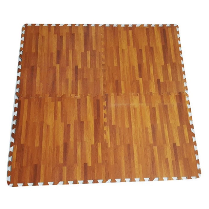 Thảm xốp vân gỗ lót sàn 1 bộ 6 miếng 60x60 cm