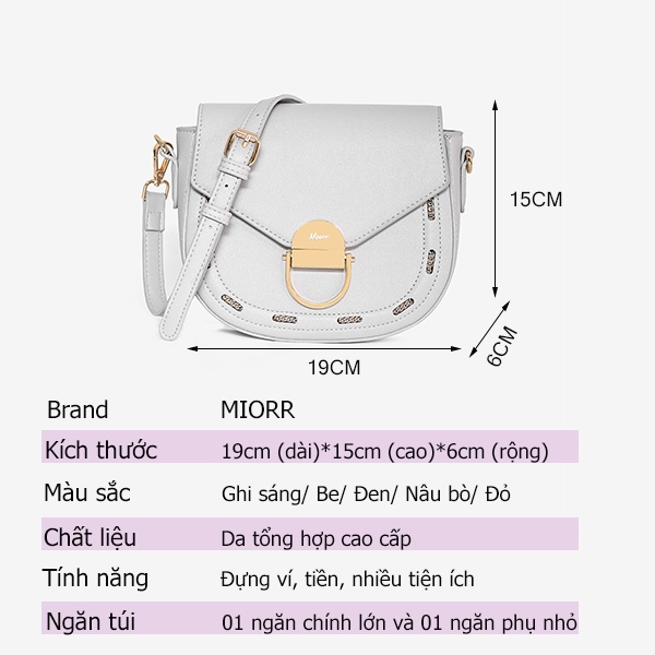 Túi Xách Nữ Dáng Bầu MIORR New Bag MT026