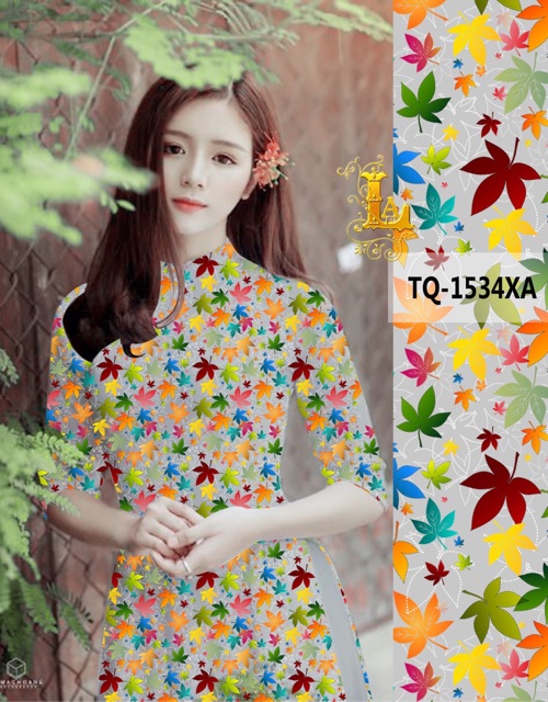 Vải Áo Dài Lá Đều