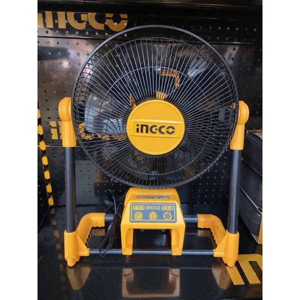 INGCO CFALI2001 Quạt để bàn dùng pin 20V &amp; điện Ingco loại 30cm Không kèm pin và sạc