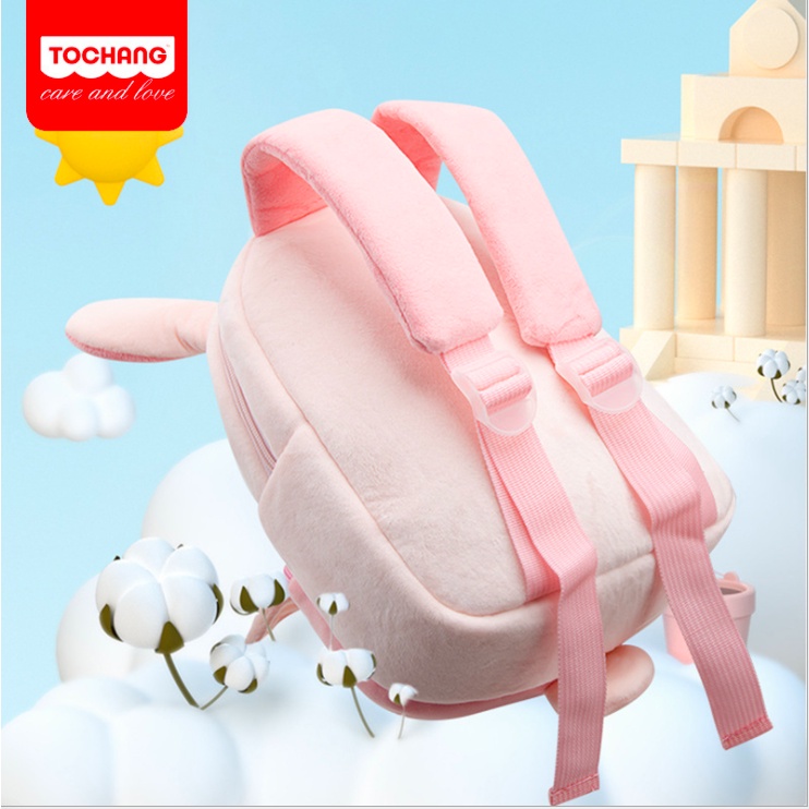 Balo cho bé mẫu giáo TOCHANG siêu nhẹ, siêu bền, hình thú đáng yêu - Chunchun baby