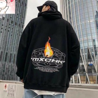 Áo Hoddie nam nữ nỉ ngoại UNISEX FIRE BALL