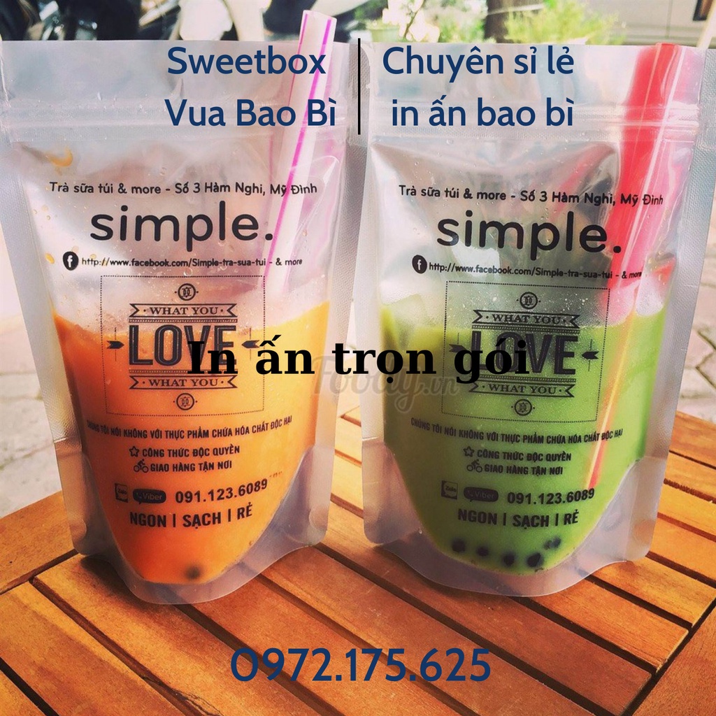 Túi Zip Bạc 1 Mặt, 1 KG Túi Zip Bạc Đựng Thực Phẩm Siêu Dày [Hàng loại 1]