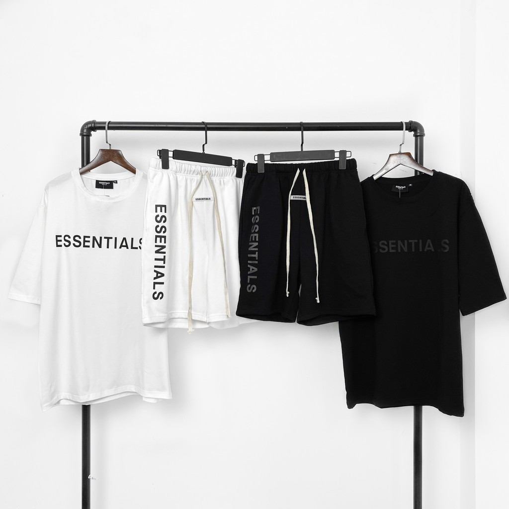 [Mã SKAMA06 giảm 8% TỐI ĐA 50K đơn250K] Quần short Essentials in dọc MSW Town , quần đùi thể thao nam unisex | BigBuy360 - bigbuy360.vn