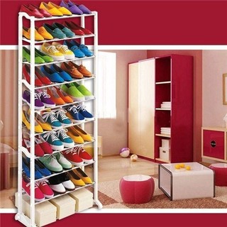 Xả hàng Kệ giày 10 tầng 1m4 để được 30 đôi