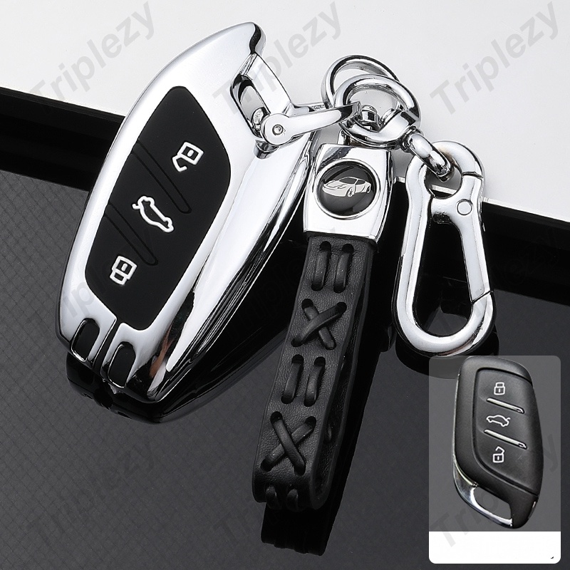 Vỏ Bọc Bảo Vệ Chìa Khóa Bằng Hợp Kim Kẽm Chuyên Dụng Cho Xe Hơi MG ZS EV MG6 EZS HS EHS 2019 2020 For Roewe RX5 i6 i5 RX3 RX8 ERX5