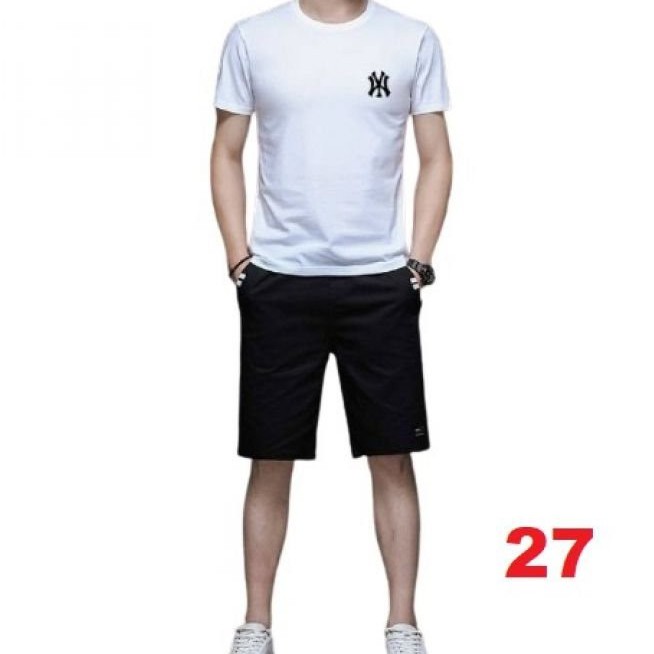 Đồ bộ nam thể thao ngắn tay, đồ mặc nhà chất thun mát mịn màu trắng nhiều mẫu tp_shop_87 ms2630