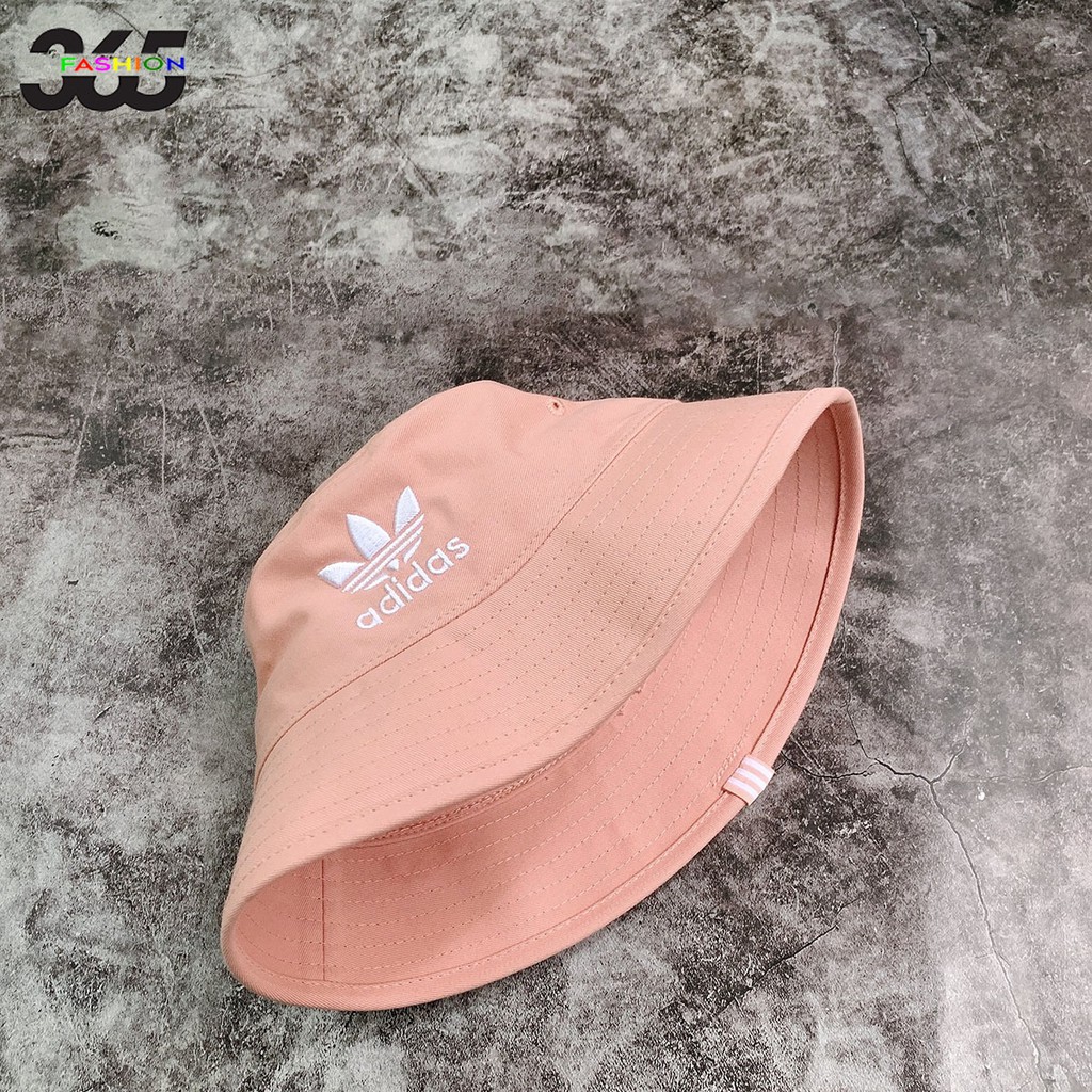 ❤️Có Video❤️ Nón Bucket Hồng Logo Thêu Trắng - Chất Lượng Chính Hãng - Mũ Bucket ADICOLOR BUCKET HAT GN4906