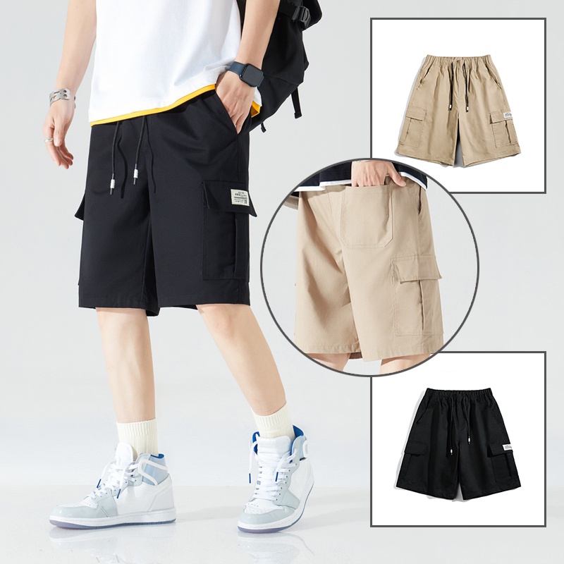Quần Short Nam Thể Thao Ống Rộng 5 Túi Thời Trang Mùa Hè Cho quần short Túi Hộp nam