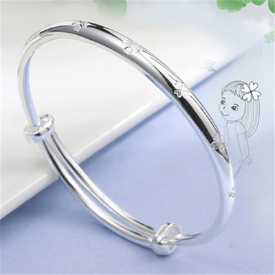 Vòng tay bạc 925 đơn giản nữ trang sức