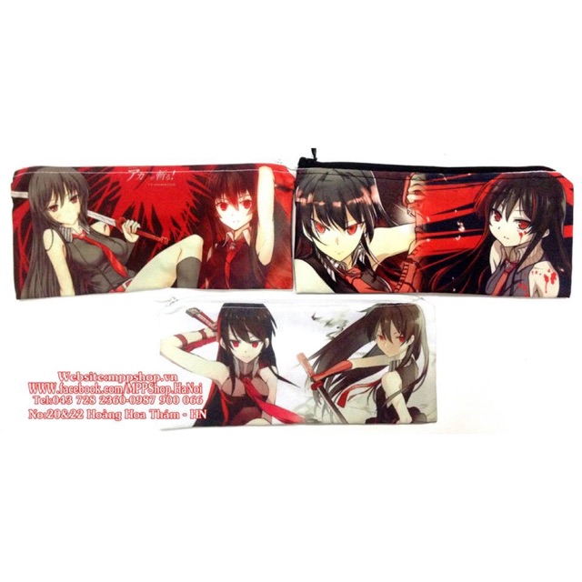 Vía bút bóp viết anime akame mẫu ngẫu nhiên