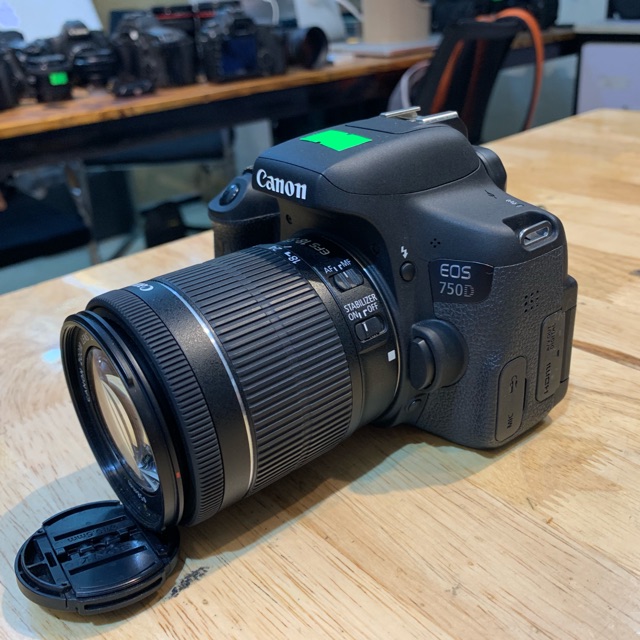 Máy ảnh Canon 750D kèm ống fix 85mm đẹp như mới