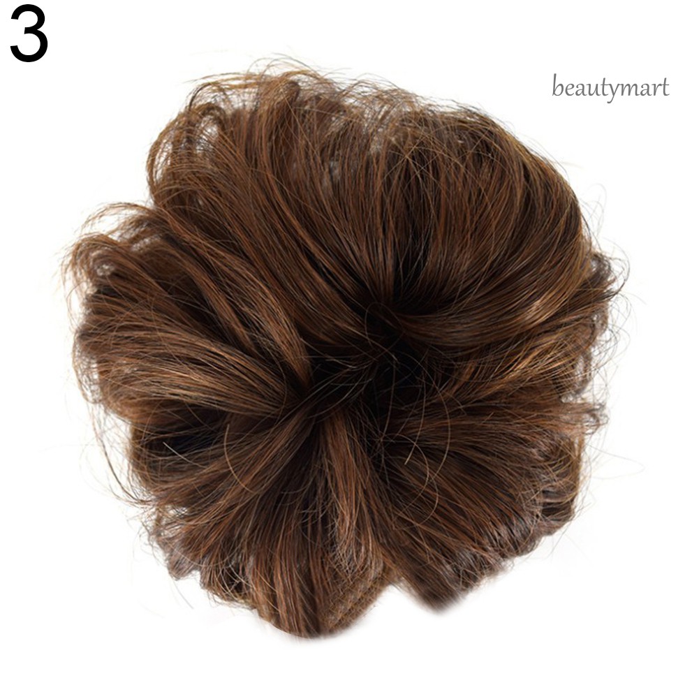 [Hàng mới về] Búi Tóc Giả Xoăn Co Giãn DIY Dễ Sử Dụng Cho Nữ