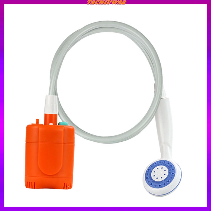 Vòi Hoa Sen Bằng Điện Tachiuwa2 Màu Xám Kèm Ống Bơm Tiện Dụng Mang Theo Du Lịch Cắm Trại