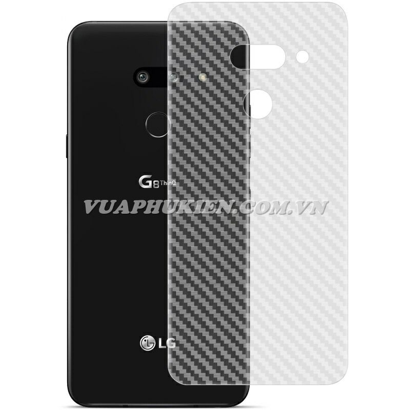 Tấm dán vân Carbon 3D mặt lưng cho LG G8 ThinQ, G7 ThinQ, G6, G5, G4, G3, G2 isai, V50 ThinQ, V40 ThinQ, V30, V20