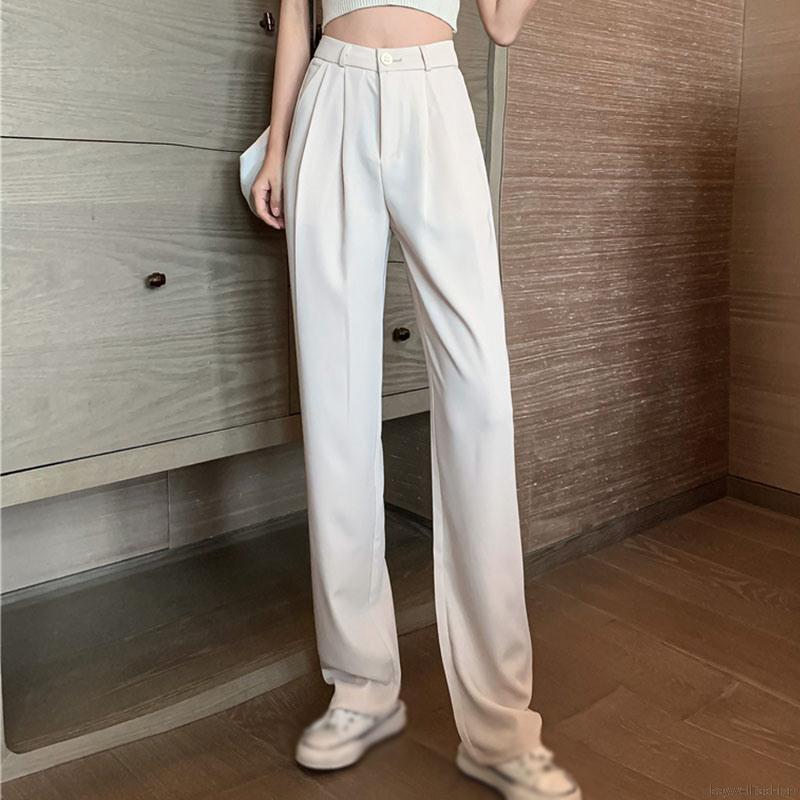 [Mã FAGREEN55 giảm tới 30K đơn 99K] [Baywellfashion]Quần Dài Ống Rộng Lưng Cao Thời Trang Dành Cho Nữ | BigBuy360 - bigbuy360.vn