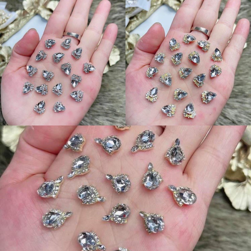 charm đá- phụ kiện nail