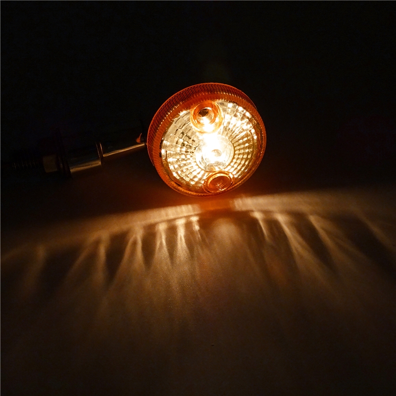 2 Chiếc 12V Đa Năng Xe Máy Biến Tín Hiệu Đèn Báo Cho GN125 Cafe Racer Harley Suzuki Đèn Siêu Sáng