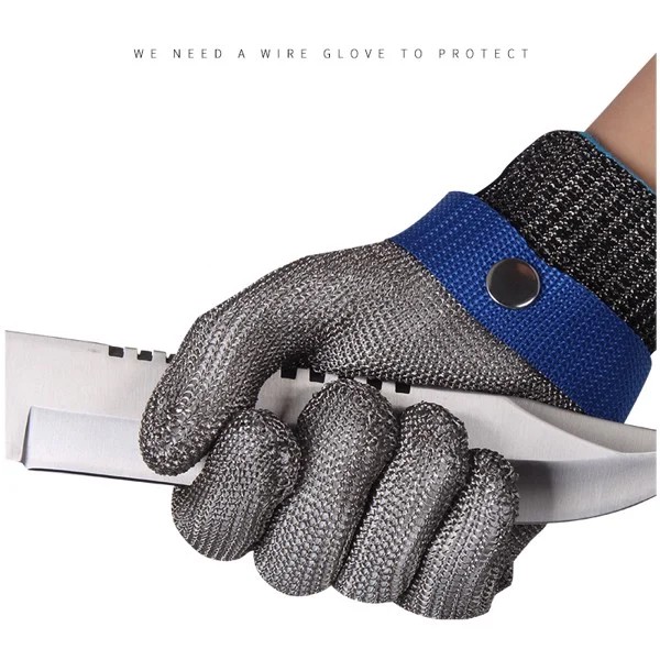 Găng Tay Inox Chống Cắt Cho Nghành Thực Phẩm, Làm Kính, Bảo Vệ