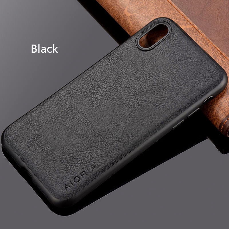 Apple Ốp Điện Thoại Da pu + tpu Sang Trọng Cho iphone xr xs max