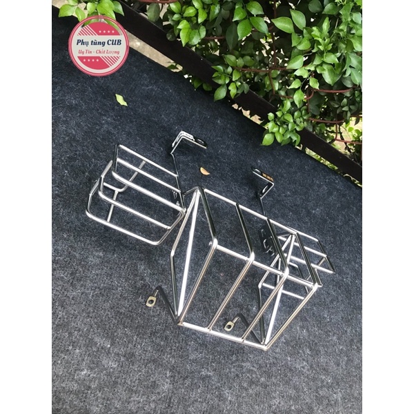 Baga bảo vệ xe cub 78-81-82-84-Dd bằng inox loại nhỏ