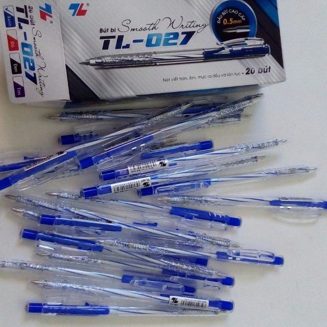 [GIÁ SỈ 2.8k/C] 5 Hộp Bút bi TL 027 (chuẩn công ty)