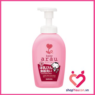 Nước Rửa Bình Sữa Arau Baby Nhật, Nước Rửa Bình Sữa Cho Bé