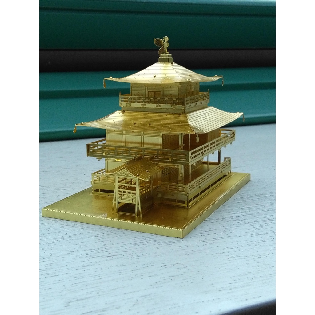 Mô Hình 3D Kim Loại Chùa Gác Vàng Kinkaku-ji