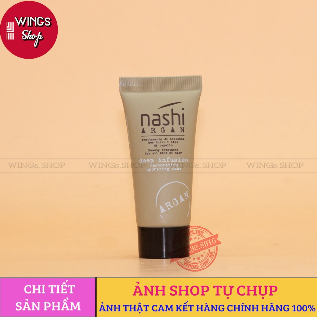 Set gội xả Nashi mini 15ML+ hấp 20ML | Wings Shop