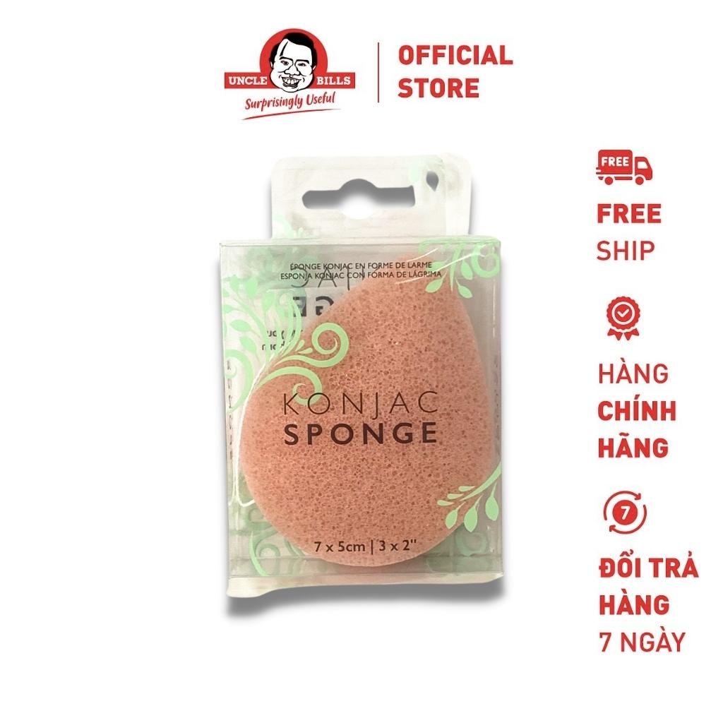 Bông rửa mặt bọt biển Konjac Uncle Bills AG4734