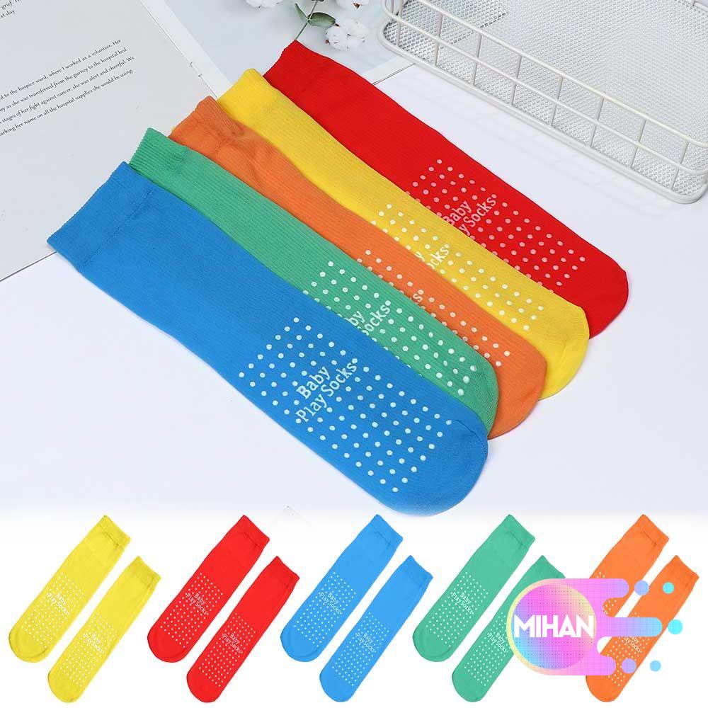 1 Đôi Vớ Cotton Mát Xa Chân Chống Trượt Thoáng Khí Thoải Mái Nhiều Màu Tùy Chọn Cho Người Lớn / Trẻ Em Mihan1