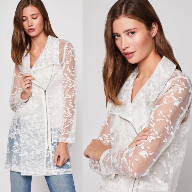 ÁO KHOÁC ORGANZA THÊU BCBGGG