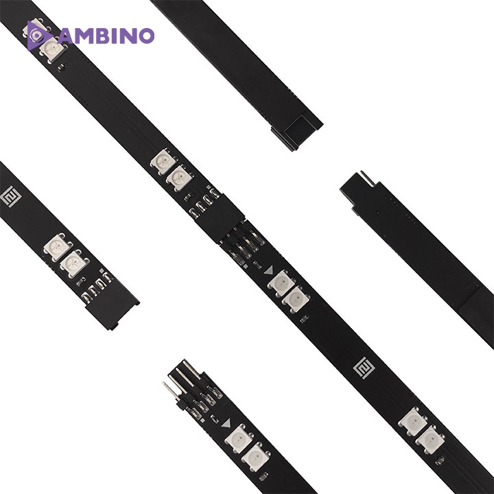 Bộ LED dán màn hình Ambino Basic - nháy theo nhạc, hàng triệu màu và hiệu ứng siêu mượt